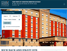 Tablet Screenshot of fourpointsedmontongateway.com